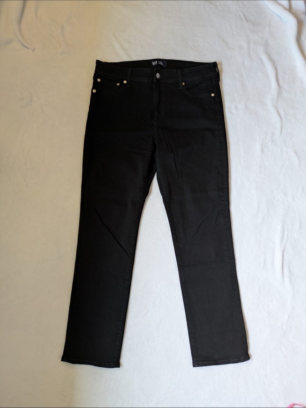 GAP Black Classic Straight Denim Jeans